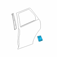 OEM Saturn Vue Molding Asm, Body Side Lower Front Diagram - 15814482