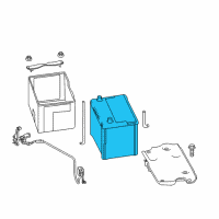 OEM Infiniti Q50 Battery Diagram - 999M1-QC24F