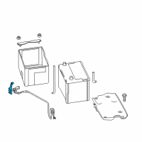 OEM 2016 Infiniti Q50 Cable Assy-Battery Earth Diagram - 24080-4GC1A