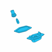 OEM Ford Escape License Lamp Diagram - YL8Z-13550-AA
