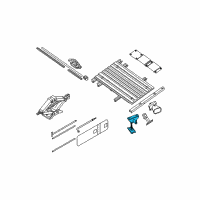 OEM 2008 Infiniti QX56 Carrier Spare Tire Diagram - 57210-ZQ00B