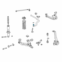 OEM Toyota Land Cruiser Stabilizer Bar Cushion Diagram - 90948-01003