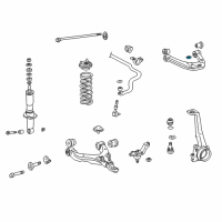 OEM 2005 Toyota Sequoia Upper Control Arm Plug Diagram - 90950-01539