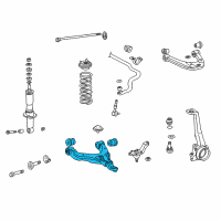 OEM 1998 Toyota 4Runner Lower Control Arm Diagram - 48068-35081