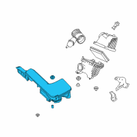 OEM Infiniti Air Duct Diagram - 16554-6KA0A