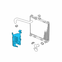 OEM 1999 Dodge Durango Bottle-COOLANT Recovery Diagram - 52028762AA