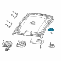 OEM 2014 Dodge Dart Lamp-Dome Diagram - 5MW35DX9AC