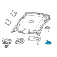 OEM 2015 Chrysler 200 Console-Overhead Diagram - 5LH031L2AG