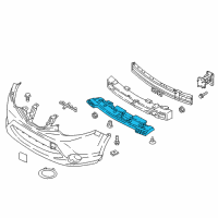 OEM Nissan Rogue Sport Bracket-Apron Diagram - 62660-DF30A