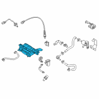 OEM 2018 Hyundai Elantra CANISTER Assembly Diagram - 31420-F3500