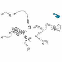 OEM 2018 Hyundai Elantra Purge Control Solenoid Valve Diagram - 39460-03AA0