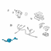 OEM 2000 Honda Civic Reel Assembly, Cable Diagram - 77900-S04-A92