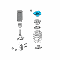 OEM Ford Police Interceptor Utility Upper Mount Diagram - LB5Z-3A197-A