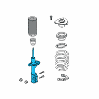 OEM 2020 Ford Police Interceptor Utility Strut Diagram - LB5Z-18124-P