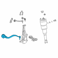 OEM 2022 Lexus LC500h Front Axle Hub Sub-Assembly, Left Diagram - 43550-11020