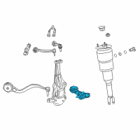 OEM Lexus LS500 Suspension Arm Assembly Diagram - 48640-50140