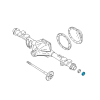 OEM Chevrolet Suburban 2500 Axle Seal Diagram - 12471686