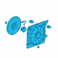 OEM Cadillac Fan Shroud Diagram - 20883034