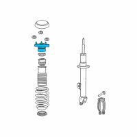 OEM 2017 Dodge Charger Mount-STRUT Diagram - 4895413AE