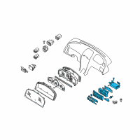 OEM Infiniti I35 Control Assembly Diagram - 27500-5Y861