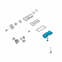 OEM BMW X5 Engine Oil Pan Diagram - 11-13-7-560-308