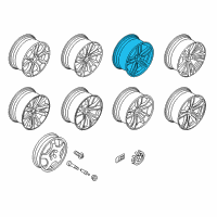 OEM 2018 BMW X6 Light Alloy Rim Ferricgrey Diagram - 36-11-7-849-630