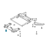 OEM 2016 Infiniti QX70 Bolt Diagram - 54459-JK03D