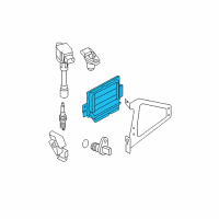 OEM Nissan Sentra Engine Control Module Diagram - 23710-9AB2A