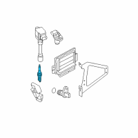 OEM 2019 Nissan Frontier Spark Plug Diagram - 22401-CK81B