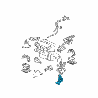 OEM 2005 Honda Accord Bracket, Transmission Mount (Upper) (Automatic) Diagram - 50670-SDA-A02