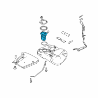 OEM Lincoln MKS Fuel Pump Diagram - AG1Z-9H307-C