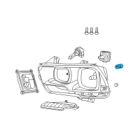 OEM 1991 Dodge Daytona Bulb-Park And Turn Diagram - L00003157A