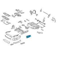 OEM BMW 530i Seat Adjustment Switch, Left Diagram - 61-31-9-270-381