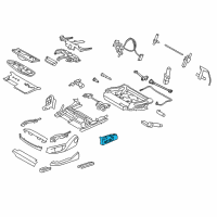 OEM 2015 BMW 535i Switch Seat Adjusting Front Left Diagram - 61-31-9-275-073