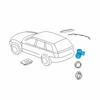 OEM Jeep Sensor-Park Assist Diagram - 5HX08SZ0AB