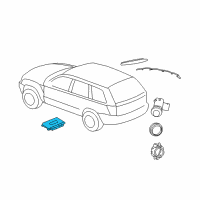 OEM Chrysler Aspen Module-Parking Assist Diagram - 56054057AD