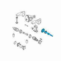 OEM 1989 Dodge Raider Driveshaft Diagram - MB393868