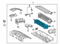 OEM 2022 Lexus NX350h STACK SUB-ASSY, HV S Diagram - G9509-78020