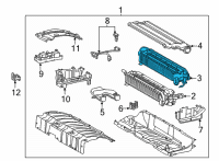 OEM 2022 Lexus NX350h STACK SUB-ASSY, HV S Diagram - G9508-78020