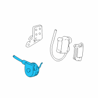 OEM 2002 Lincoln LS Actuator Cable Diagram - XW4Z-9A825-AA