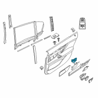 OEM 2017 BMW 740i xDrive Door Opener, Inside Rear Right Diagram - 51-42-7-398-882