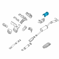 OEM 1999 Nissan Quest INSULATOR-Heat, Rear Floor Diagram - 74762-6B730