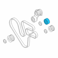 OEM BMW Belt Idler Pulley Diagram - 11-28-7-559-887