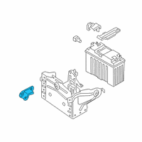 OEM BMW 430i Battery Carriers Diagram - 61216834922