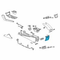 OEM 2015 Cadillac ATS Rear Panel Diagram - 84197835