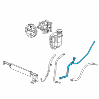 OEM 2018 Ram 3500 Line-Power Steering Return Diagram - 68143663AE