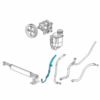 OEM 2015 Ram 3500 Line-Power Steering Pressure Diagram - 5154843AC