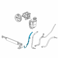 OEM 2018 Ram 3500 Line-Power Steering Pressure Diagram - 5154843AC