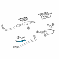 OEM 2018 Toyota Avalon Heat Shield Diagram - 58154-07020