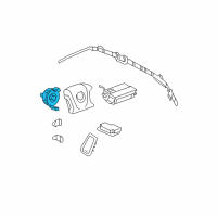 OEM 2009 Cadillac DTS Clock Spring Diagram - 19180232